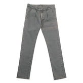 SILVIAN HEACH JUNIOR Denim Chino Trousers Size 10Y Stretch Garment Dye Pleated gallery photo number 1