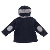 RRP €105 ZHOE & TOBIAH Cardigan Size 9M Elbow Patches Hooded Made in Italy gallery photo number 2