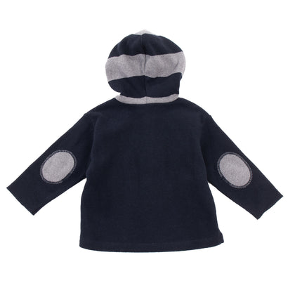 RRP €105 ZHOE & TOBIAH Cardigan Size 9M Elbow Patches Hooded Made in Italy gallery photo number 2