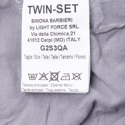 TWINSET Jeans Size 16Y / 172CM Stretch Coated Bow Details Made in Italy gallery photo number 7