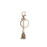 Metal Keyring Aged Tassel Charm Drop Clasp & Ring Closure gallery photo number 1