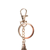 Metal Keyring Aged Tassel Charm Drop Clasp & Ring Closure gallery photo number 4
