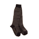 DOLCE & GABBANA Everyday Socks Size L / 10-12Y Long Houndstooth Made in Italy gallery photo number 1