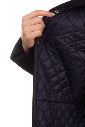 RRP €345 [C]STUDIO CLUB Coat Size IT 44 / M Padded Honeycomb Pattern Quilted gallery photo number 6