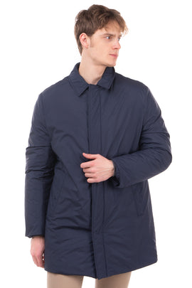 RRP €705 AQUASCUTUM Jacket Size M Quilted Inside Padded Full Popper Collared