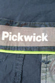 PICKWICK Chino Trousers Size 42 / 2XS No-Stretch Garment Dye Logo Zip Fly gallery photo number 6