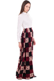 RRP €1190 MIKAEL AGHAL Maxi Skirt Dress Size US 2 / XS Floral Lace Bow Tie gallery photo number 5