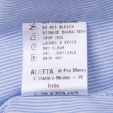 ALETTA Body Shirt size 6M / 68CM Dotted & Striped Regular Collar Made in Italy gallery photo number 6