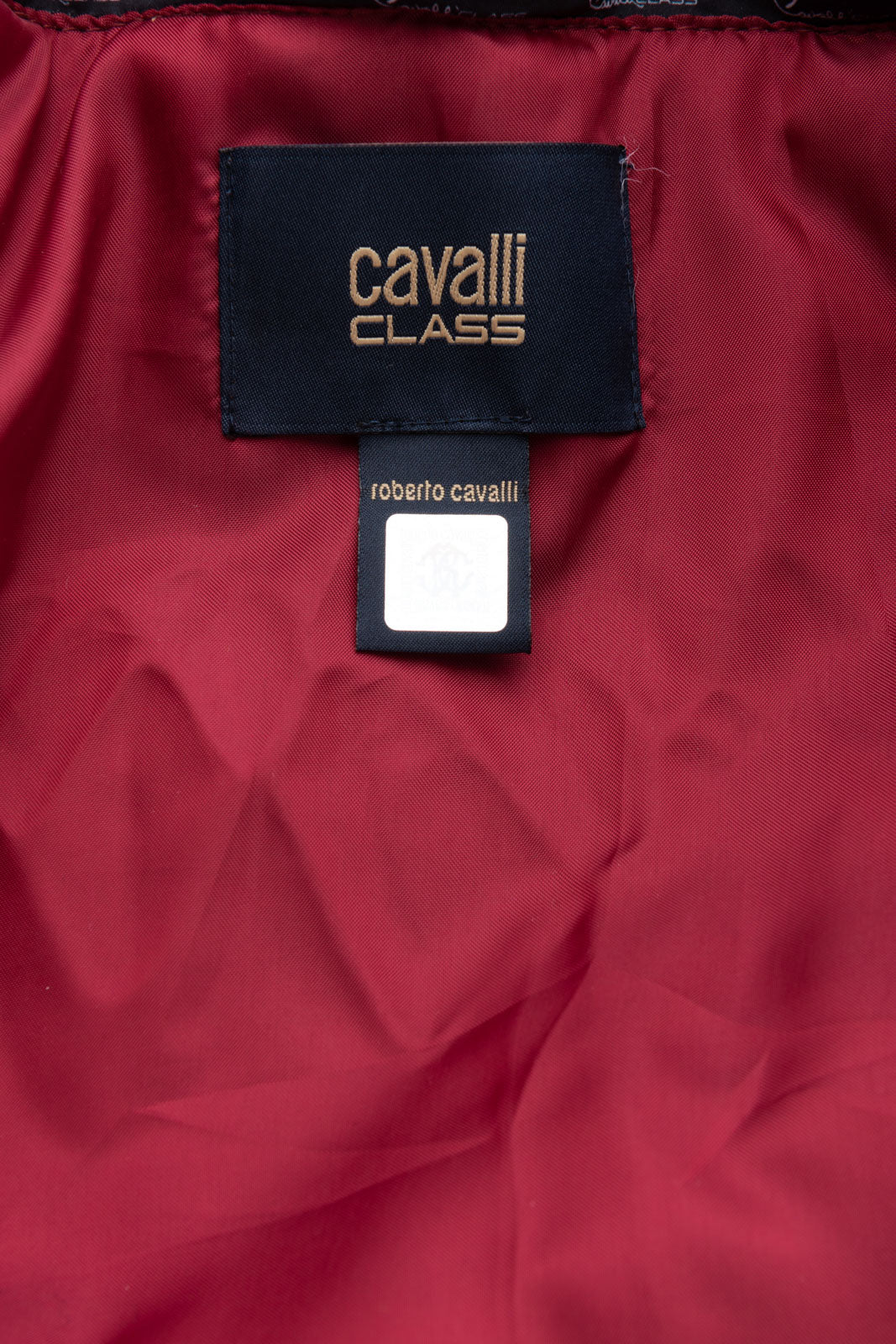 stemning Udrydde forudsætning RRP€1450 ROBERTO CAVALLI CLASS Leather Jacket Size 40 / S Padded Detac  –POPPRI Online Fashion Auctions