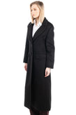 RRP €2755 GIORGIO ARMANI Angora & Wool Overcoat Size 40 / S Black Silk Lined gallery photo number 5