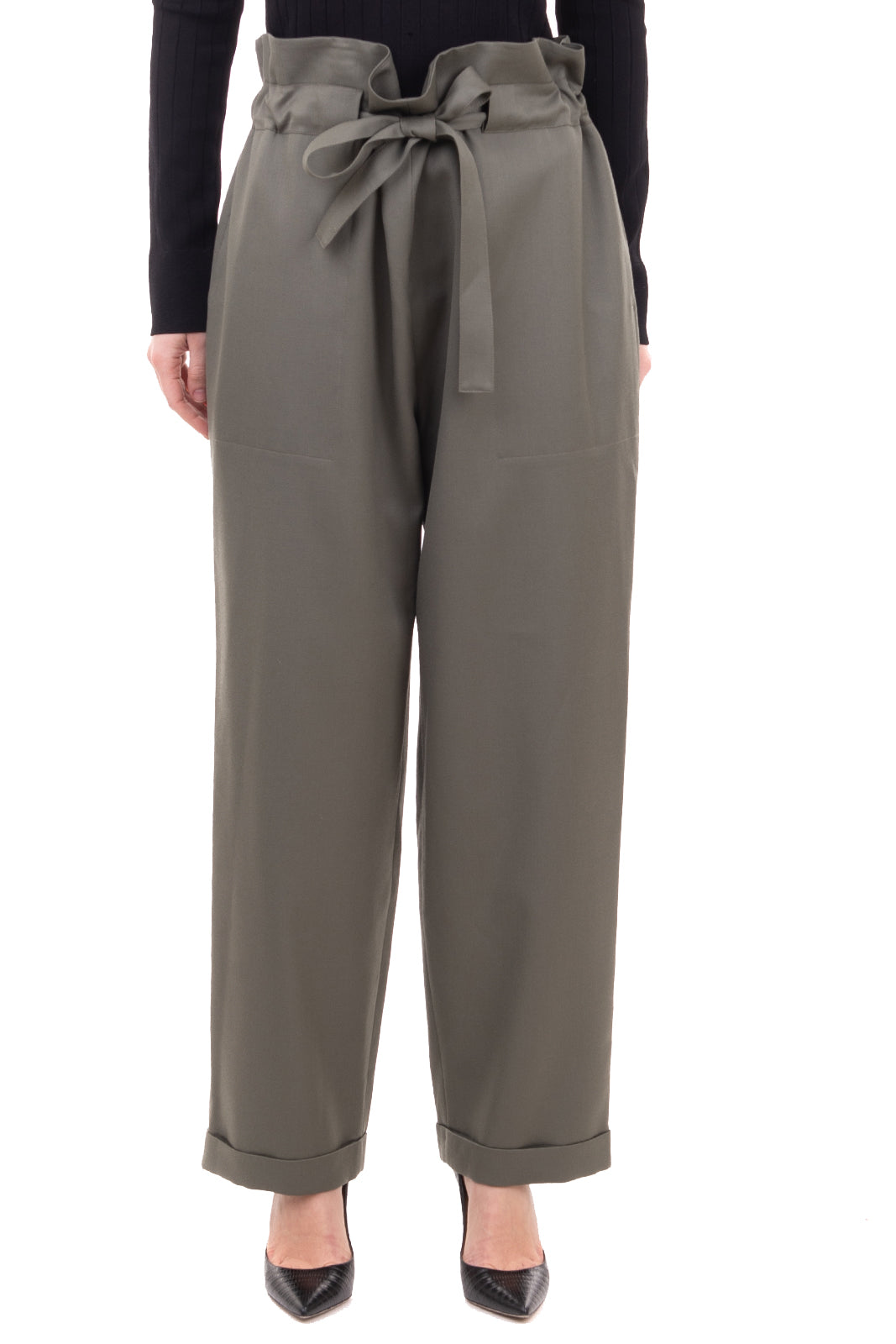 Buy Beige Trousers & Pants for Women by Laavni Online | Ajio.com