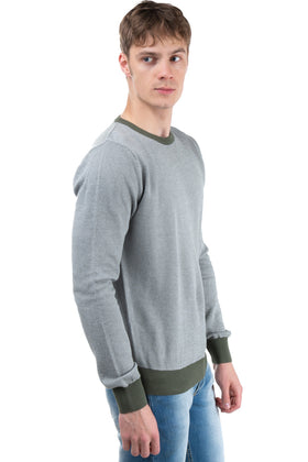 RRP€105 GIOFERRARI Jumper Size 56 / 3XL Thin Knit Two Tone Long Sleeve Crew Neck gallery photo number 3