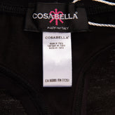 COSABELLA 7 PACK Thong Knickers Plus Size 2X Lined Black Made in Italy gallery photo number 4