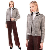 RRP €115 KAOS JEANS Tweed Blazer Jacket Size 46 L Single-Breasted Made in Italy gallery photo number 1