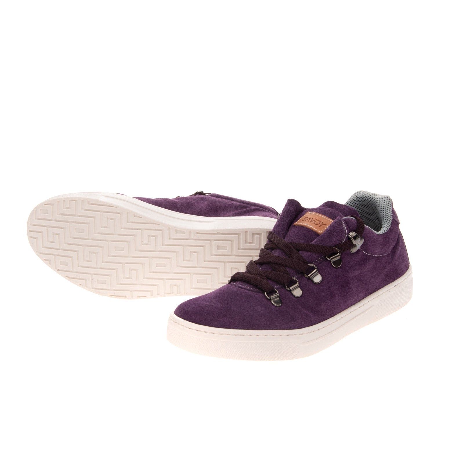 RRP €155 SAVOY Suede Leather Sneakers EU 39 UK 6 US 9 Mesh Lining Made in Italy gallery main photo
