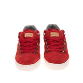 RRP €155 SAVOY Leather Sneakers Size 40 UK 7 US 10 Red Mesh Lining Made in Italy gallery photo number 3