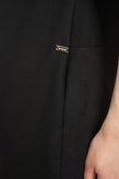 NENETTE Crepe Shift Dress Size 40 / S Embellished Neckline V Back Elbow Sleeve gallery photo number 5