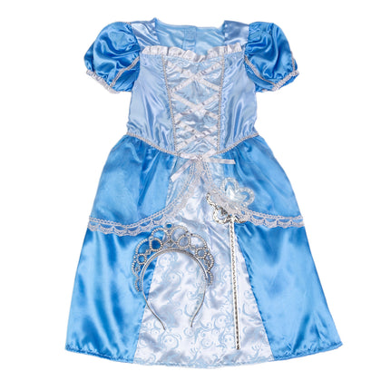 MELISSA & DOUG Royal Princess Costume Size 3-6Y Jeweled Wand Crown gallery photo number 1