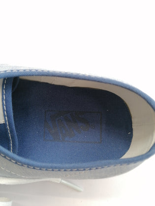 VANS FERRIS Canvas Sneakers EU 40.5 UK 7 US 8 Herringbone Grommets Logo Lace Up gallery photo number 7