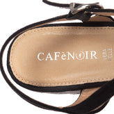 CAFENOIR Ankle Strap Sandals EU 39 UK 6 US 9 Lame & Suede Effect Criss Cross gallery photo number 8