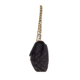 SWEET MATILDA Shoulder Bag Quilted Studded Woven Chain Strap Turnlock Flap gallery photo number 2