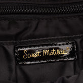 SWEET MATILDA Shoulder Bag Quilted Studded Woven Chain Strap Turnlock Flap gallery photo number 7