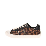 LOLWAY Kids Faux Fur Sneakers Size 37 UK 4 US 5 Leopard Pattern Studded gallery photo number 3