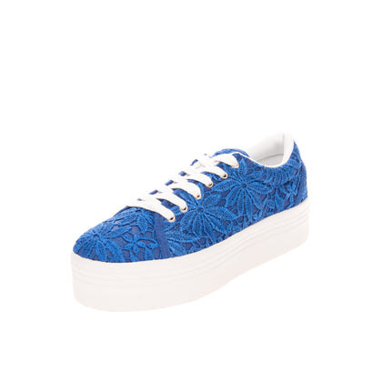 RRP €120 FLORENS Sneakers Size 40 UK 7 US 10 Floral Lattice Lace Flatform Sole gallery photo number 2