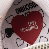 RRP €225 LOVE MOSCHINO Mesh Sneakers Size 37 UK 4 US 7 Heart Patch Chunky Sole gallery photo number 8