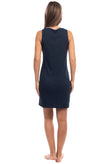 BLUGIRL BLUMARINE Nightdress Size 42 / S Stretch Lace Trim Rhinestoned Logo gallery photo number 5