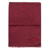 RRP €360 MISSONI Silk & Wool Long Shawl- Wrap Around Scarf Paisley Frayed Edges gallery photo number 1