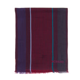 RRP €360 MISSONI Long Shawl Wrap Scarf Wool Blend Striped Herringbone Pattern gallery photo number 1