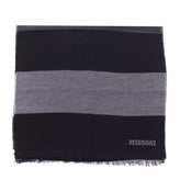 RRP€250 MISSONI Long Shawl / Wrap Scarf Wool Blend Striped Pattern Made in Italy gallery photo number 1