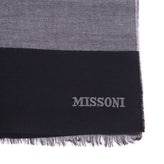 RRP€250 MISSONI Long Shawl / Wrap Scarf Wool Blend Striped Pattern Made in Italy gallery photo number 3