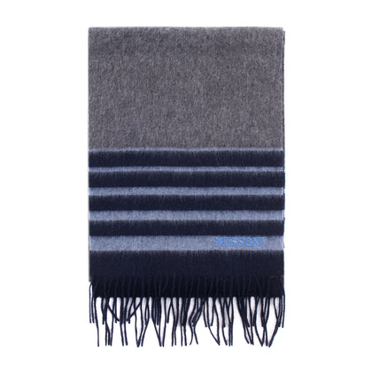 RRP €360 MISSONI 100% Wool Long Felt Shawl Wrap Scarf Fringe Edges Made in Italy gallery photo number 1