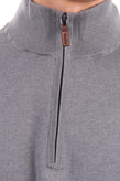 RRP €120 HACKETT Jumper Size XXL Thin Knit Partly Zip Long Sleeve Mock Neck gallery photo number 7