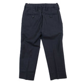 HACKETT Wool Flat Front Trousers Size 7-8Y Unfinished Cuffs Made in Portugal gallery photo number 2