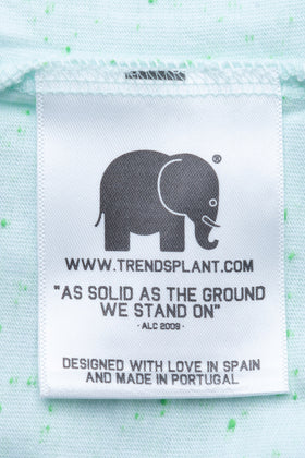 TRENDSPLANT Vest Top Size M Fleck Effect Scoop Neck Logo Patch Made in Portugal gallery photo number 7