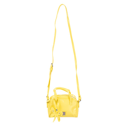 RRP €150 LIU JO JUNIOR Crossbody Tote- Bag Saffiano Panel Butterfly Charm Zipped gallery photo number 2