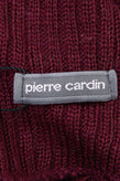 PIERRE CARDIN Stole Scarf Wool Blend Ribbed Knit Rectangle Shape Made in Italy gallery photo number 4