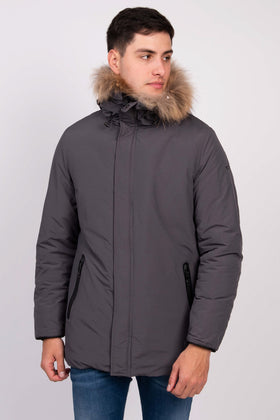 RRP €215 HENRY COTTON'S Parka Jacket Size L Padded Full Zip Drawcord Hood gallery photo number 3