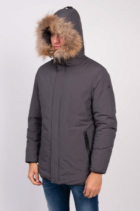 RRP €215 HENRY COTTON'S Parka Jacket Size L Padded Full Zip Drawcord Hood gallery photo number 4