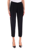 RRP €245 WTR Crepe Tailored Trousers Size 36 XS Stretch Pleated Zip Fly Cropped gallery photo number 2