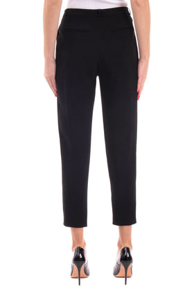 RRP €245 WTR Crepe Tailored Trousers Size 36 XS Stretch Pleated Zip Fly Cropped gallery photo number 4