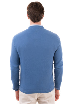 RRP €140 HERITAGE Thin Knit Jumper Size 50 / L Garment Dye V-Neck Made in Italy gallery photo number 6
