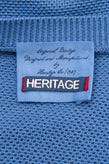 RRP €140 HERITAGE Thin Knit Jumper Size 50 / L Garment Dye V-Neck Made in Italy gallery photo number 8