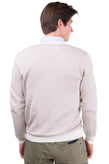 RRP €120 GIOFERRARI Jumper Size 56 / 3XL Thin Knit Contrast V Neck gallery photo number 4
