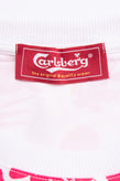 CARLSBERG Sweatshirt Size L Hawaii Pattern Elbow Sleeve Round Neck Made in Italy gallery photo number 8