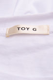 RRP €125 TOY G Cropped T-Shirt Top Size S Coated  'Saturday Toy G' Made in Italy gallery photo number 6
