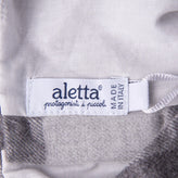 ALETTA Fit & Flare Dress Size 1M Gingham Pattern Made in Italy gallery photo number 4